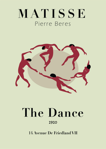 Henri Matisse – The Dance 1910 Poster Baskı