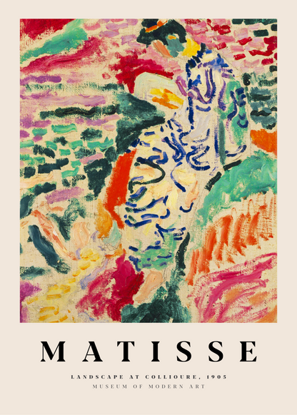 Matisse – Landscape at Collioure (1905) Poster Baskı