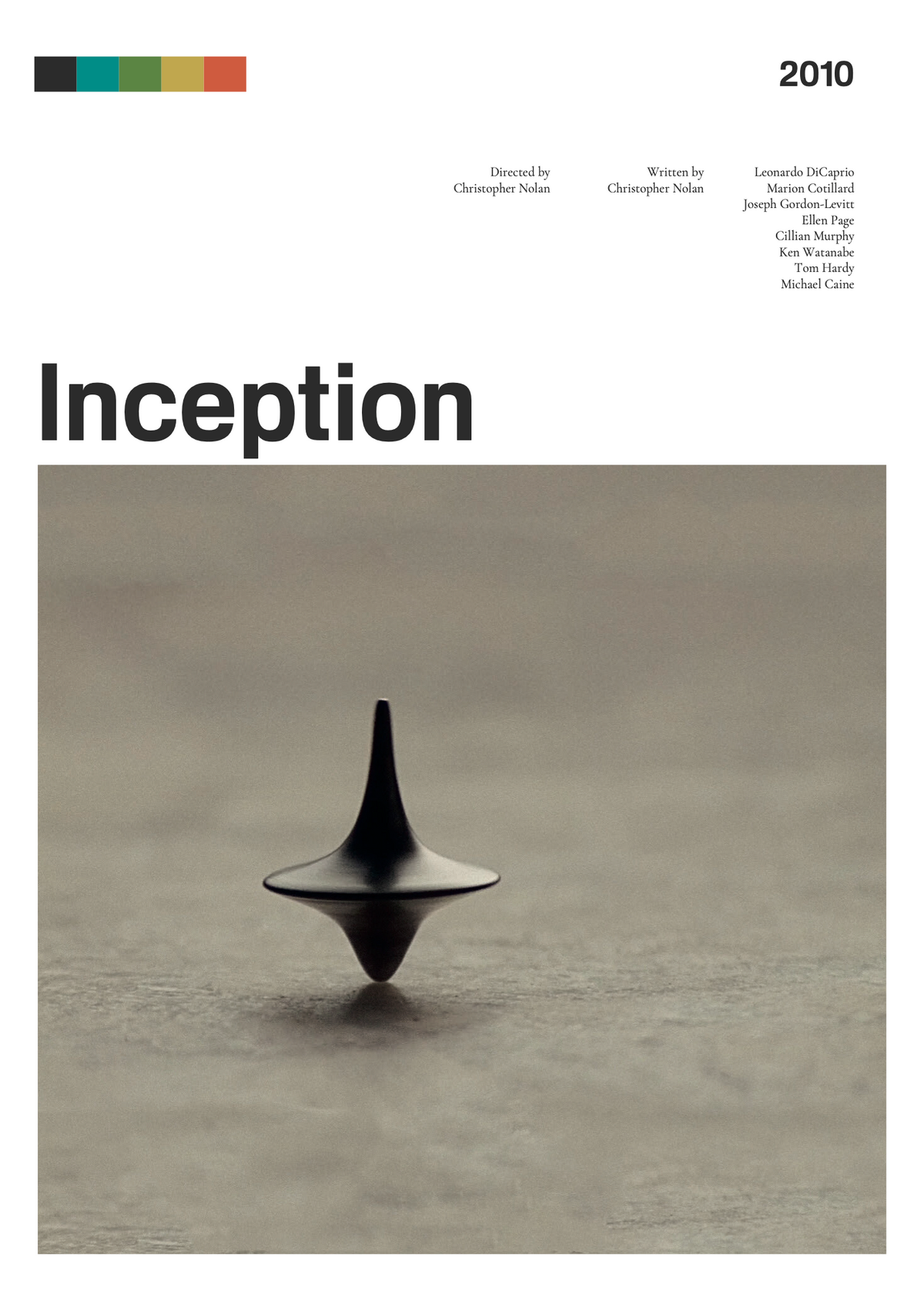 Inception – Film Poster Baskı