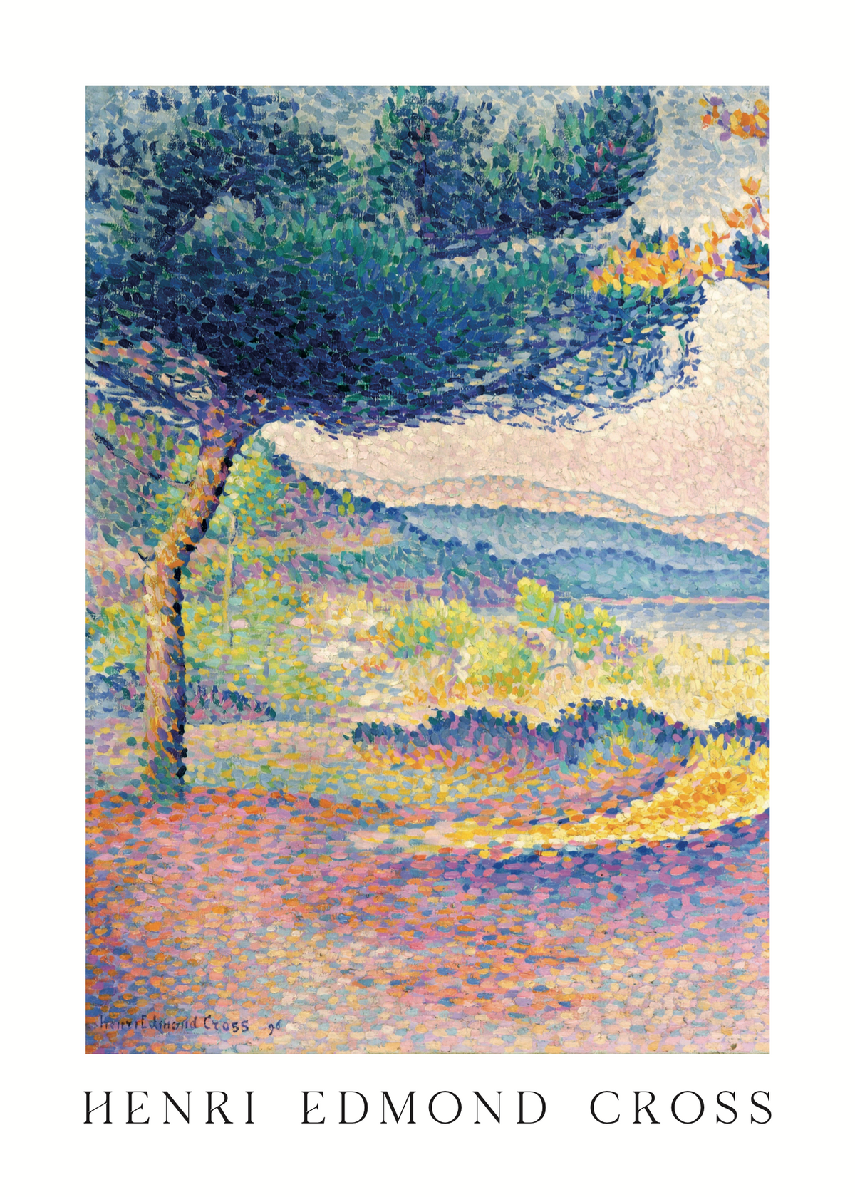 Henri Edmond Cross Renkli Manzara Poster Baskı