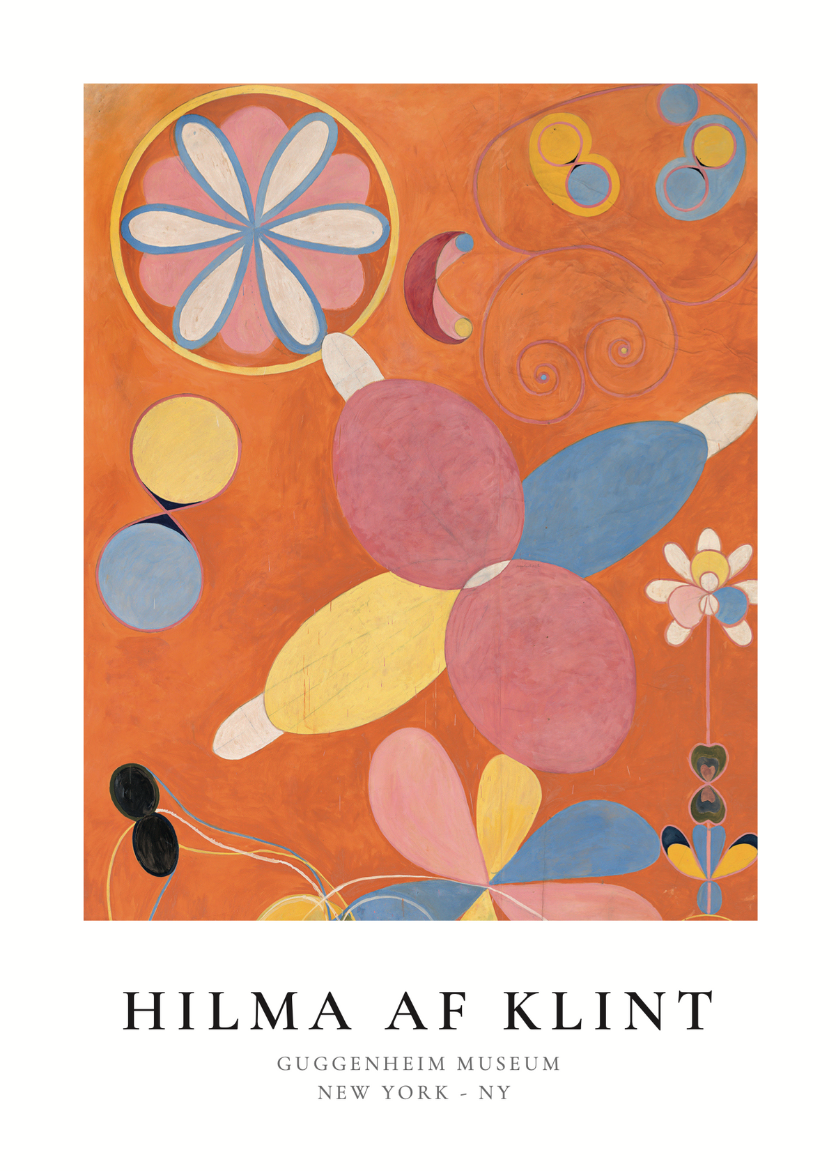 Hilma af Klint Soyut Renkli Kompozisyon Poster Baskı