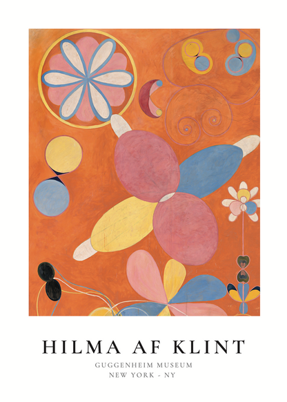 Hilma af Klint Soyut Renkli Kompozisyon Poster Baskı