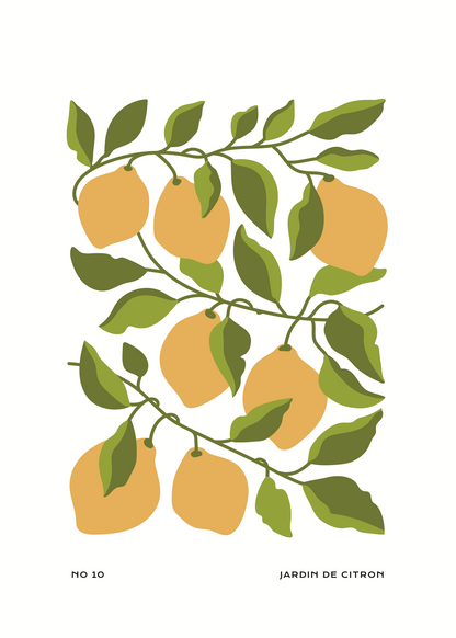 Jardin de Citron Poster Baskı