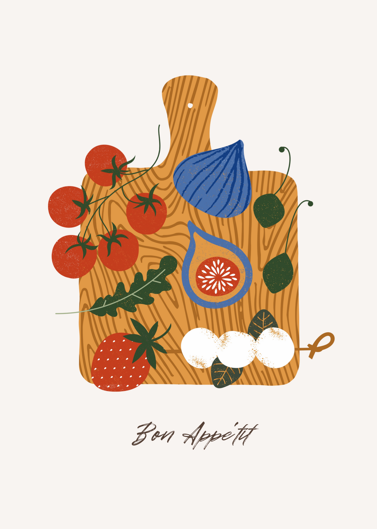 Bon Appétit Mutfak Temalı Poster Baskı