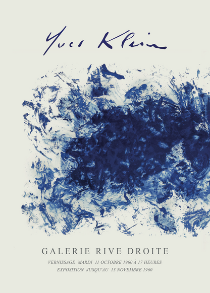 Yves Klein – Galerie Rive Droite Posteri (1960)