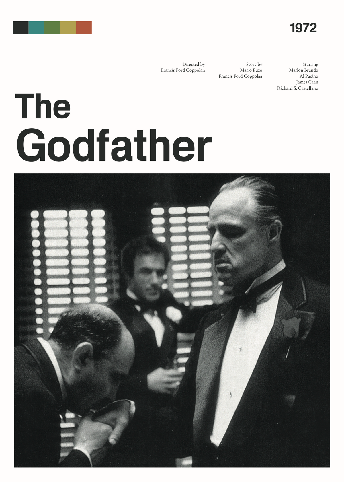 The Godfather Poster Baskı