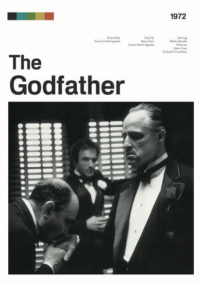 The Godfather Poster Baskı