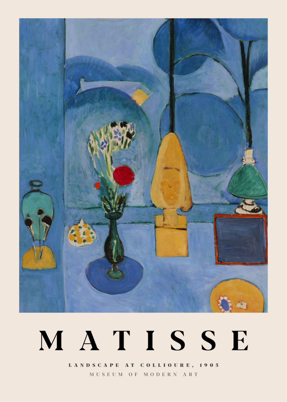 Blue Studio – Matisse Poster Baskı