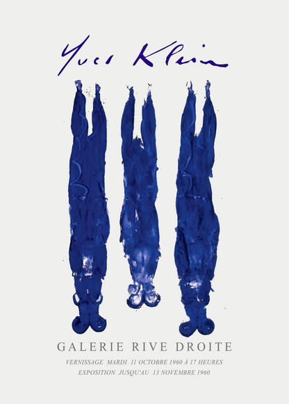 Anthropométrie Bleue – Yves Klein Poster Baskı