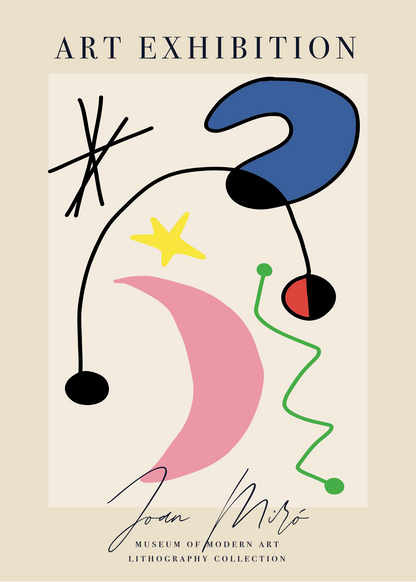Joan Miró – Ritim ve Denge Poster Baskı