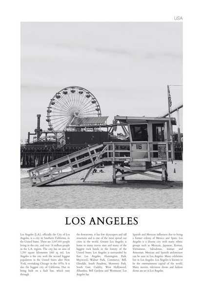 Los Angeles – Poster Baskı