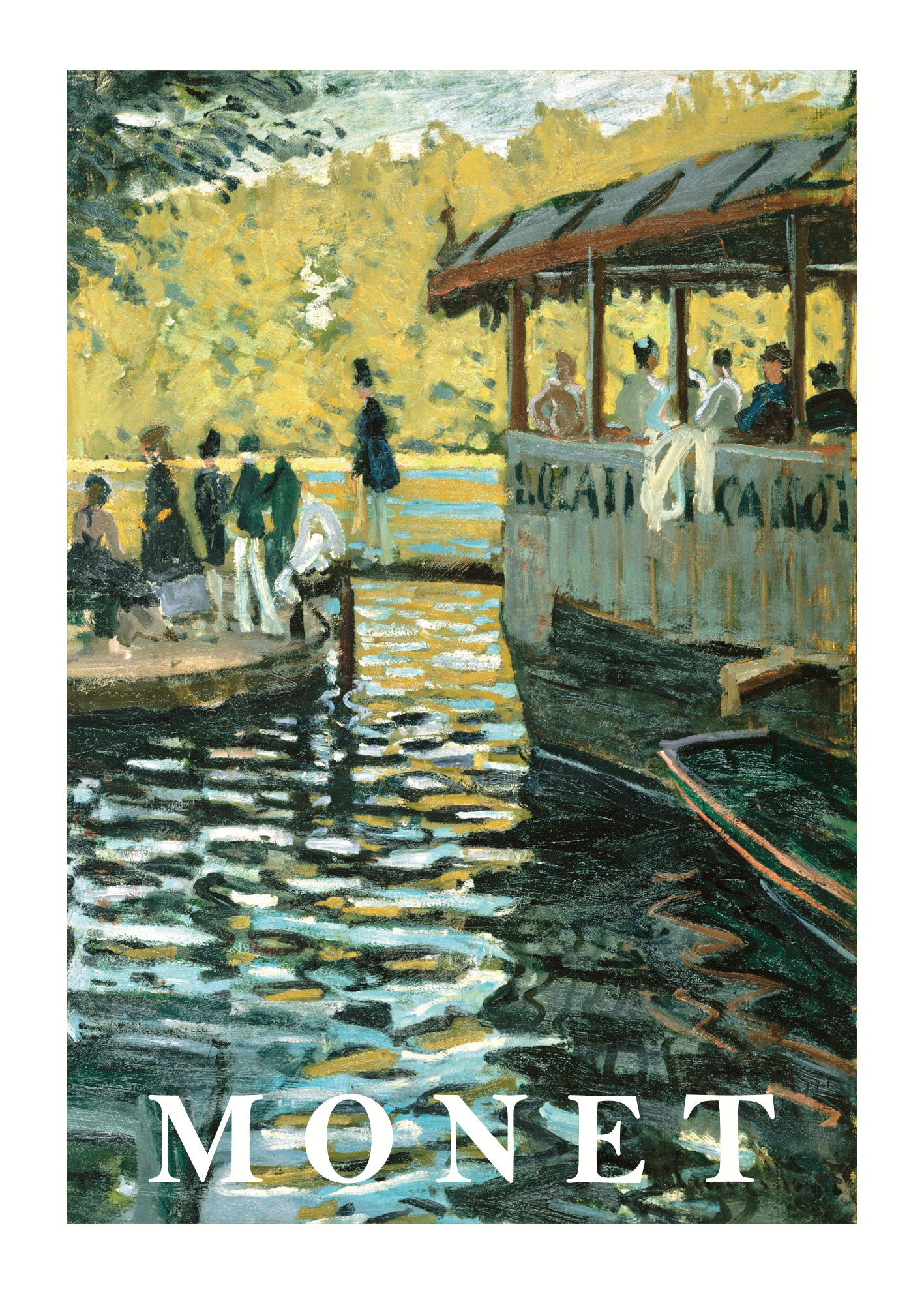 Claude Monet La Grenouillère Poster Baskı