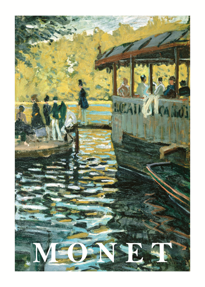 Claude Monet La Grenouillère Poster Baskı