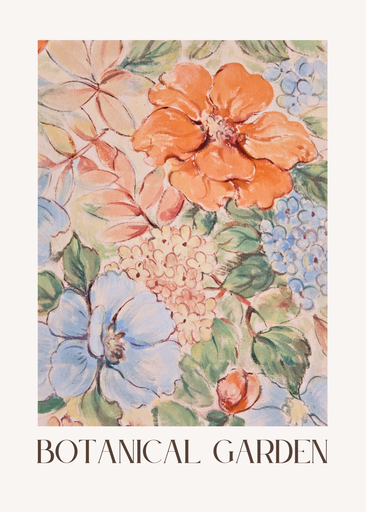 Botanical Garden Poster Baskı