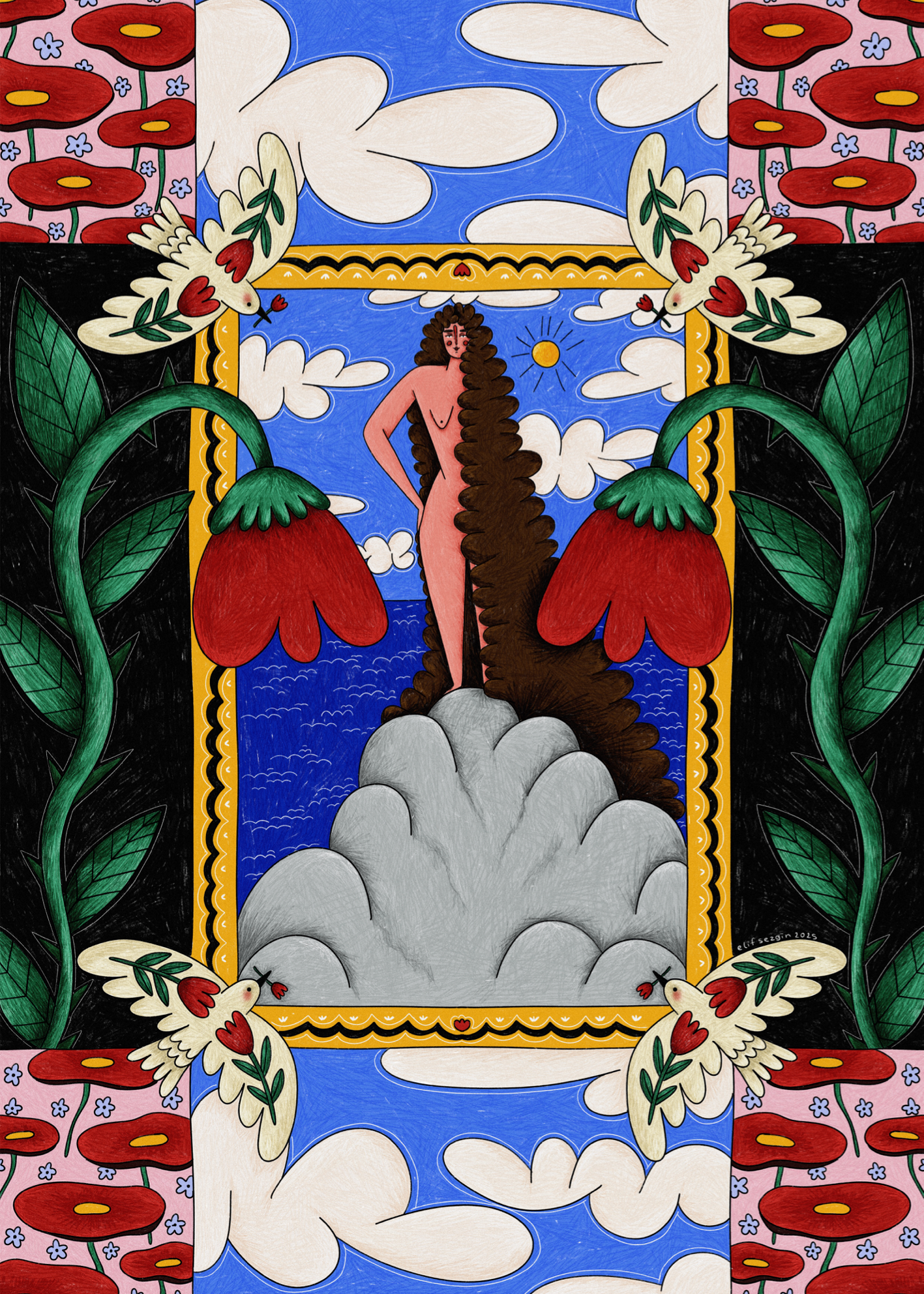 Elif Sezgin Poster Baskı – Where She Bloom