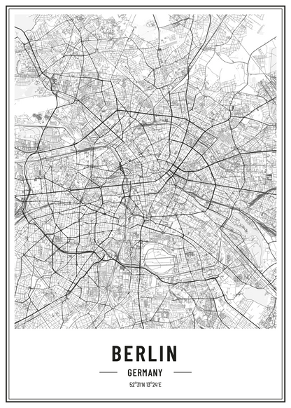 Berlin Poster Baskı