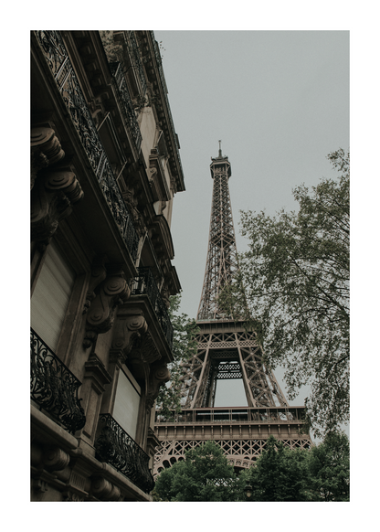 Paris Şehir Manzarası Poster Baskı