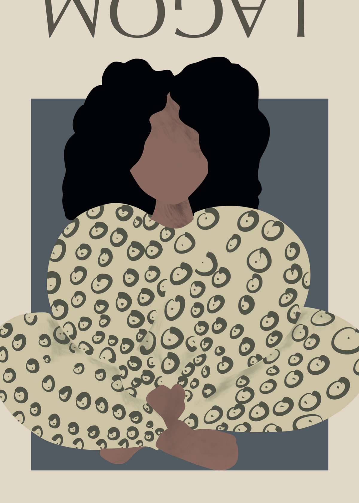 Leopard Dreams – İlham Veren Kadın İllüstrasyon Poster Baskı