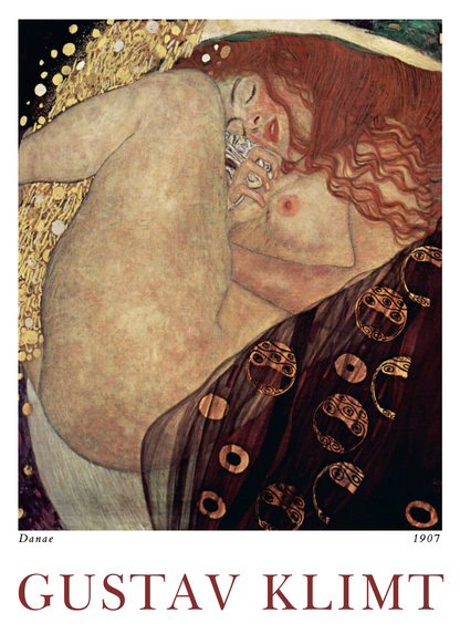 Gustav Klimt Danae Poster Baskı