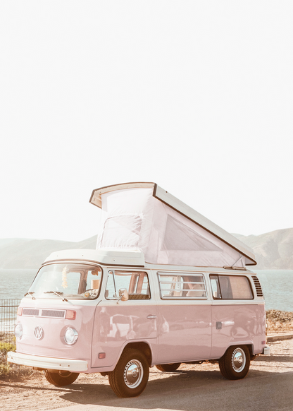 Pembe Karavan Poster Baskı