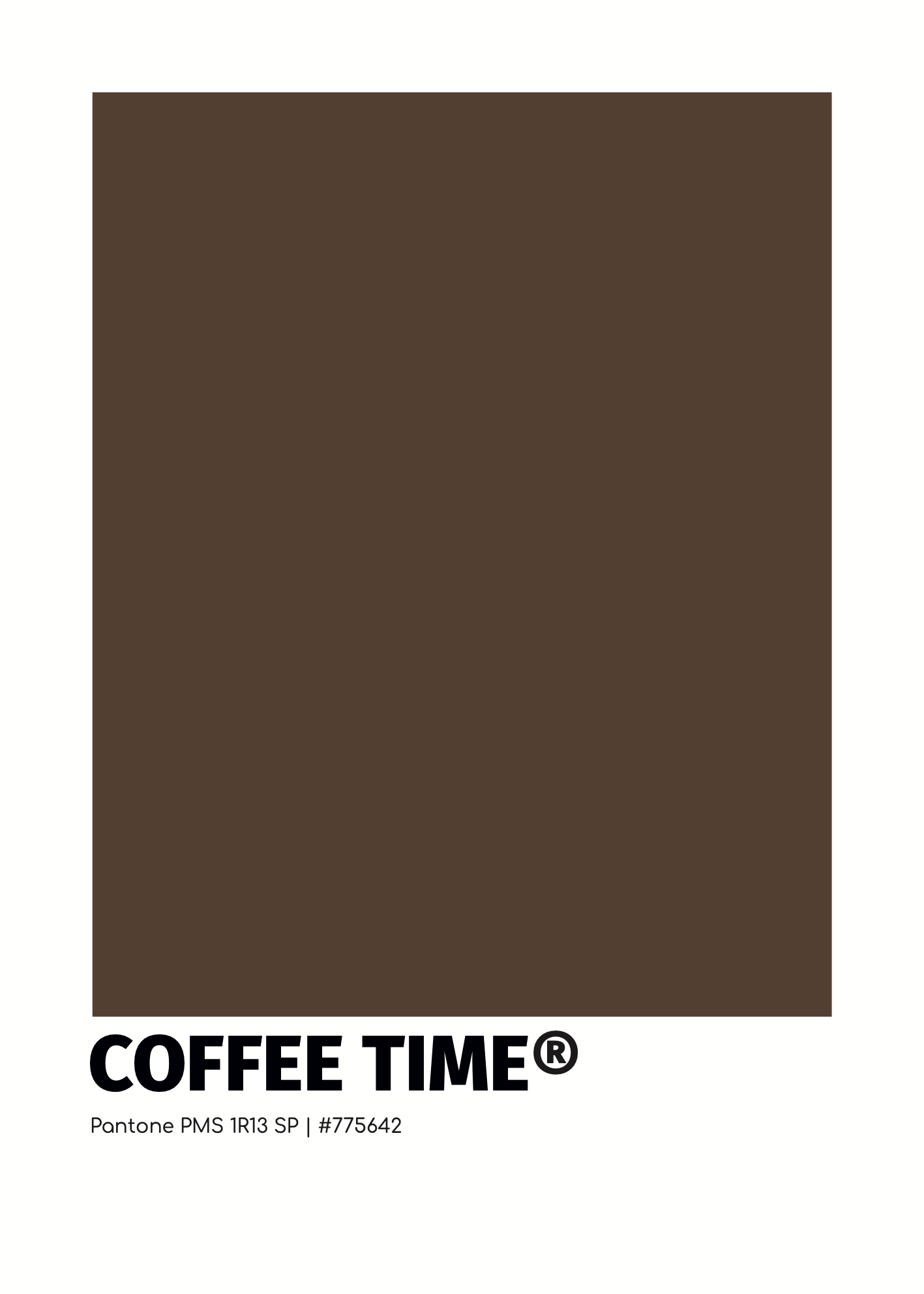 Coffee Time Renk Bloklu Poster Baskı
