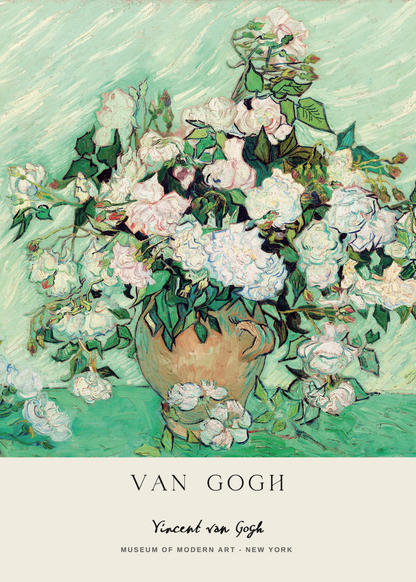 Çiçekli Vazo – Van Gogh Poster Baskı