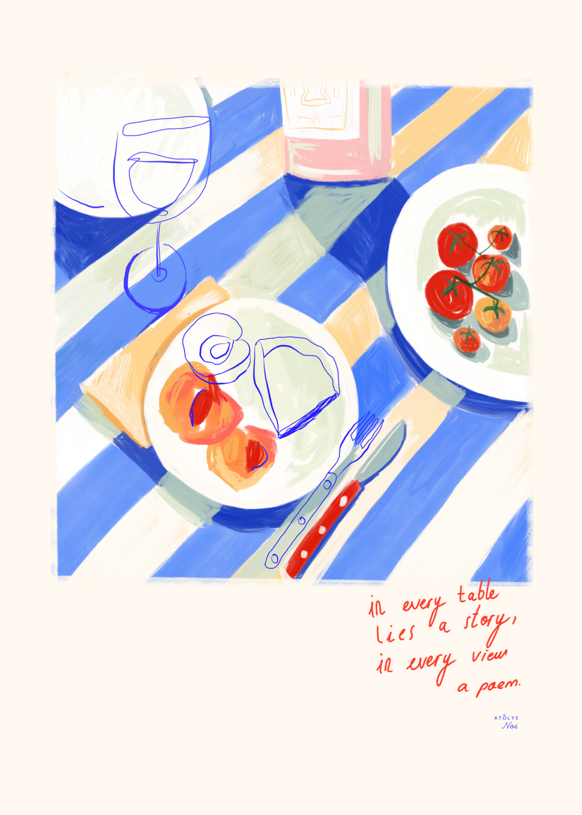 Stories at the Table Poster Baskı