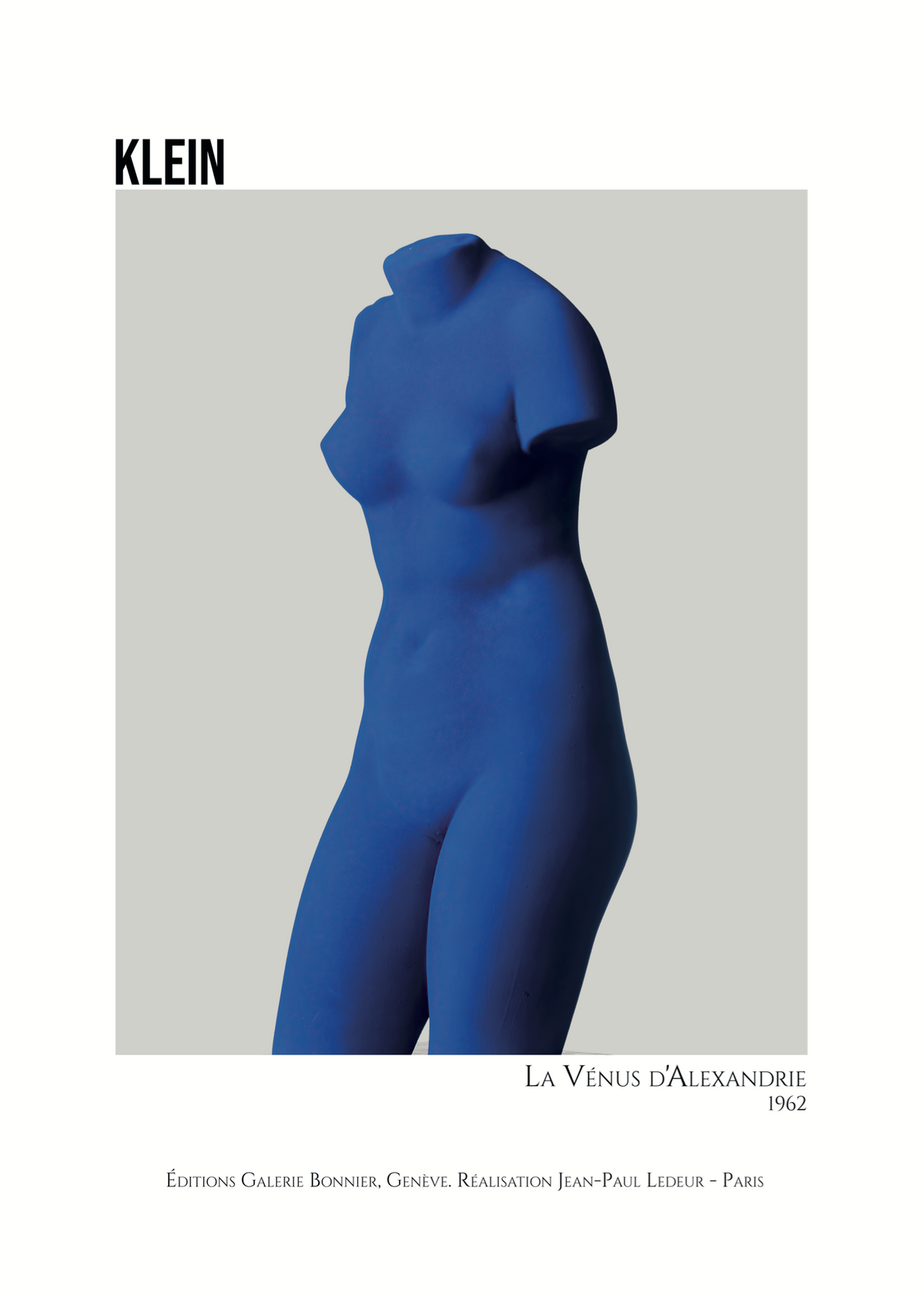 Yves Klein Venüs Heykel Poster Baskı