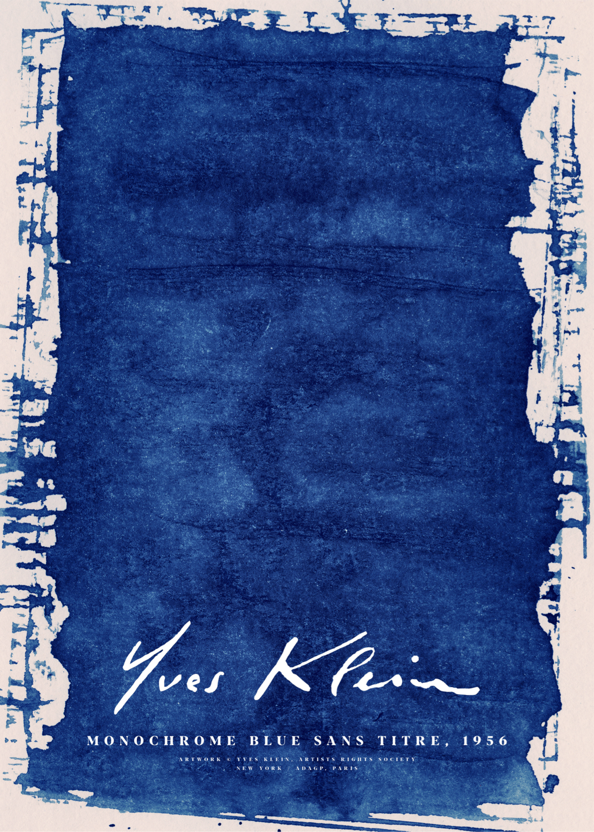 Yves Klein Monochrome Blue Poster Baskı