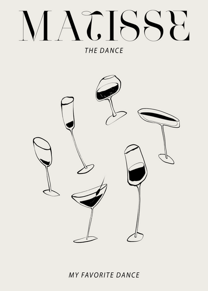 My Favorite Dance – Matisse İlhamlı Poster Baskı