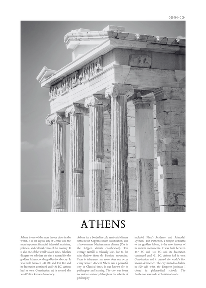 Athens – Poster Baskı