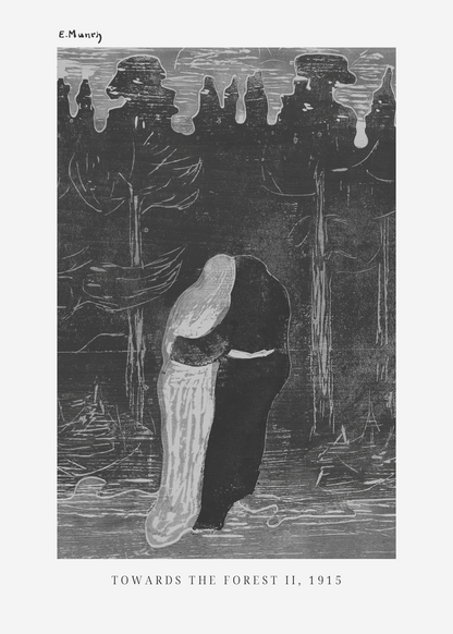 Edvard Munch – Towards the Forest II, 1915 Poster Baskı