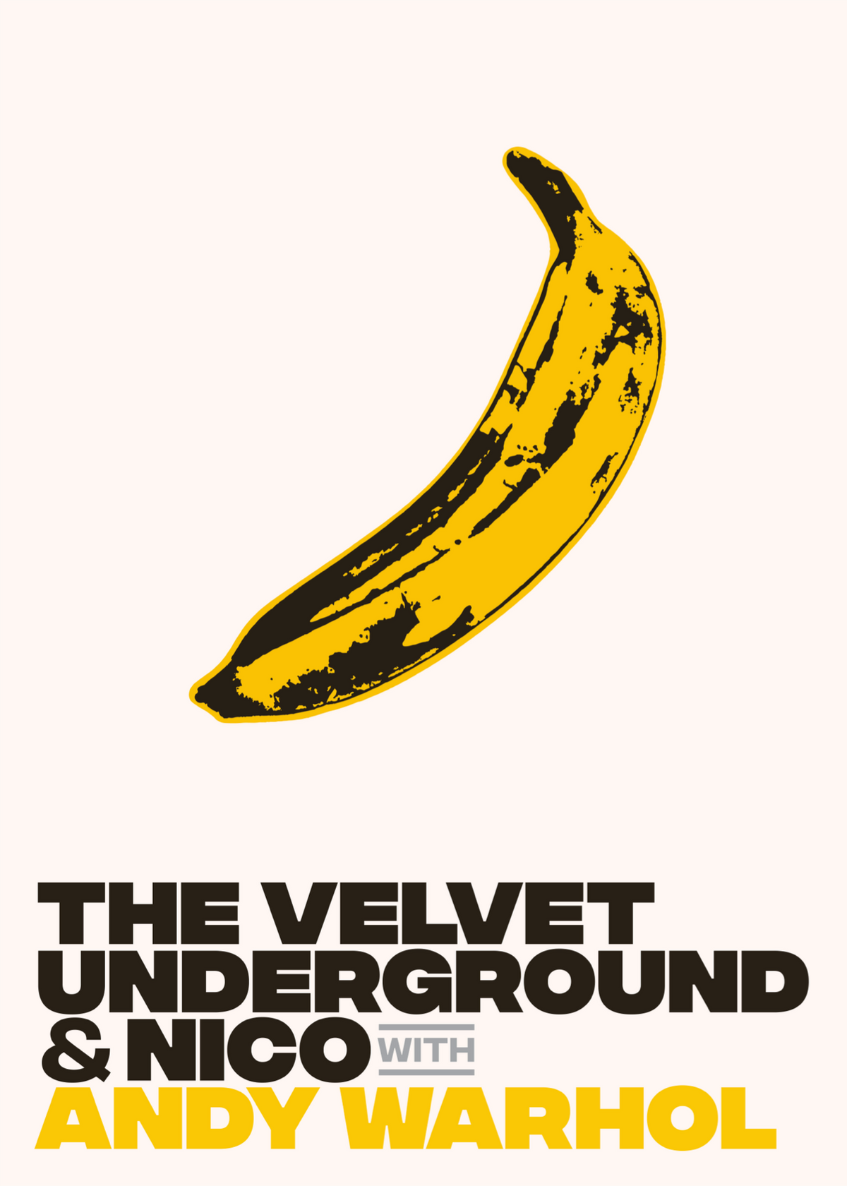 Velvet Banana – Andy Warhol Poster Baskı