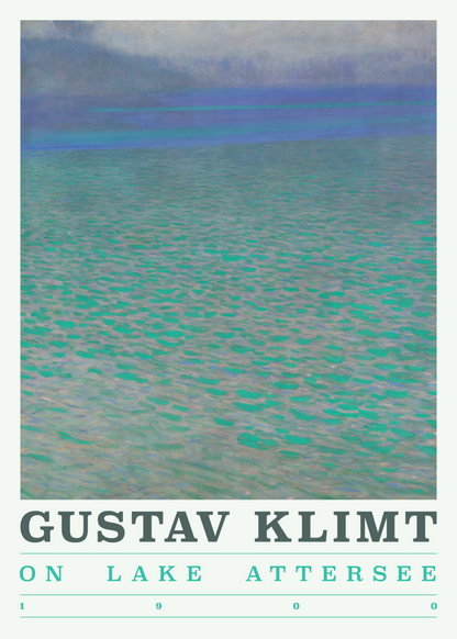 Gustav Klimt Attersee Gölü – Poster Baskı