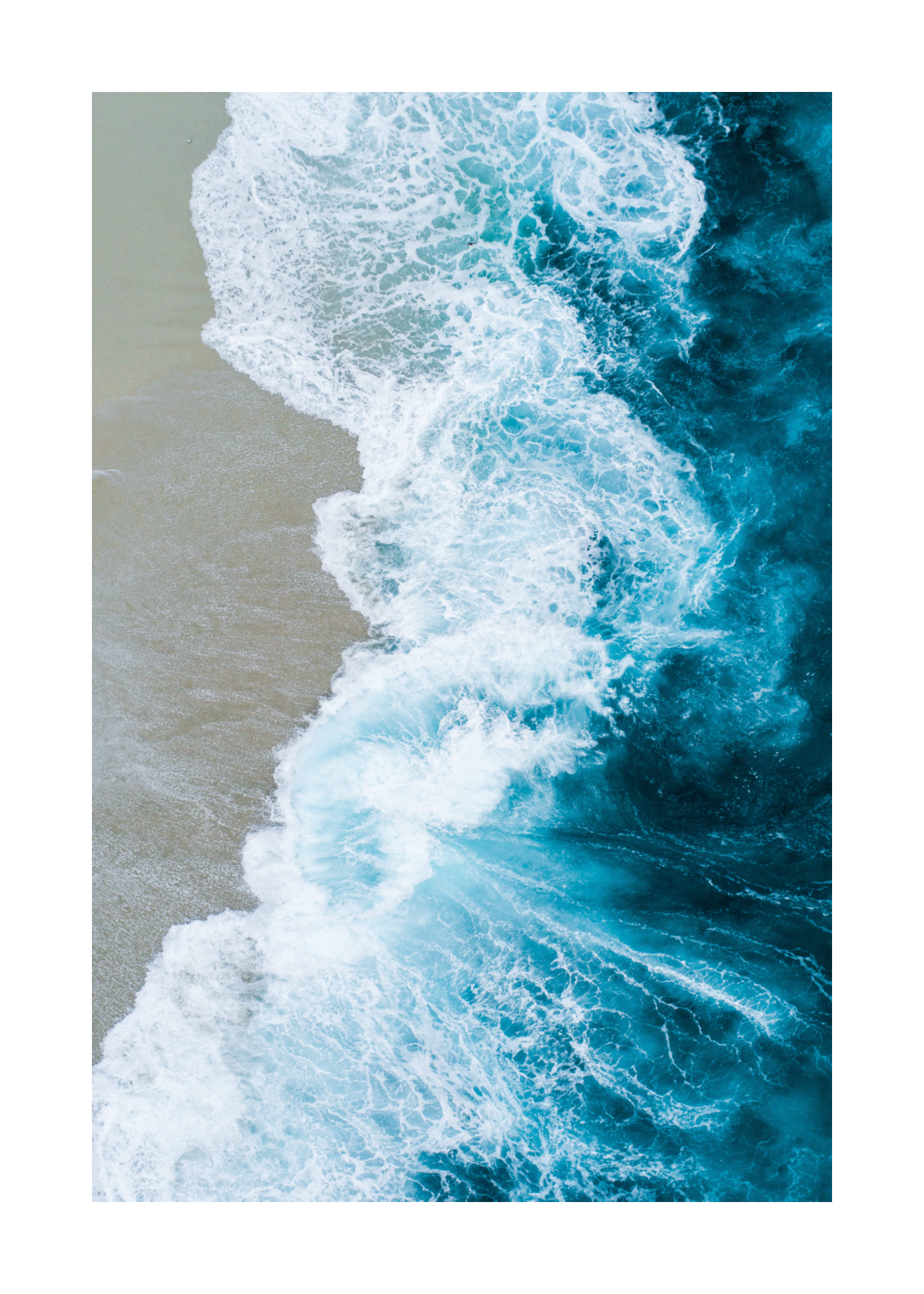 Coastal Flow – Deniz Fotoğraf Poster Baskı