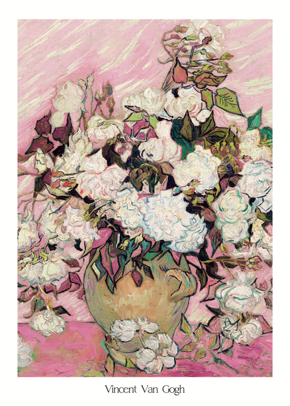Van Gogh Çiçek Natürmort Sanat Poster Baskı