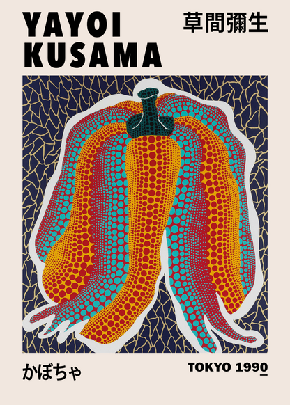 Yayoi Kusama Balkabağı Sanat Poster Baskı