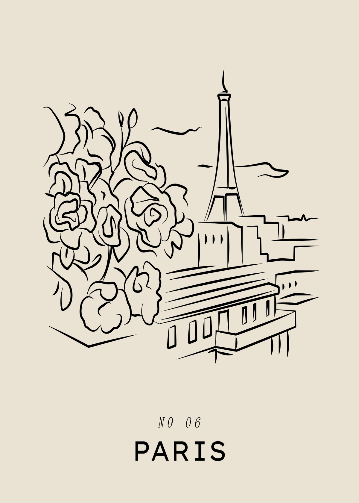 Paris No 06 – Poster Baskı