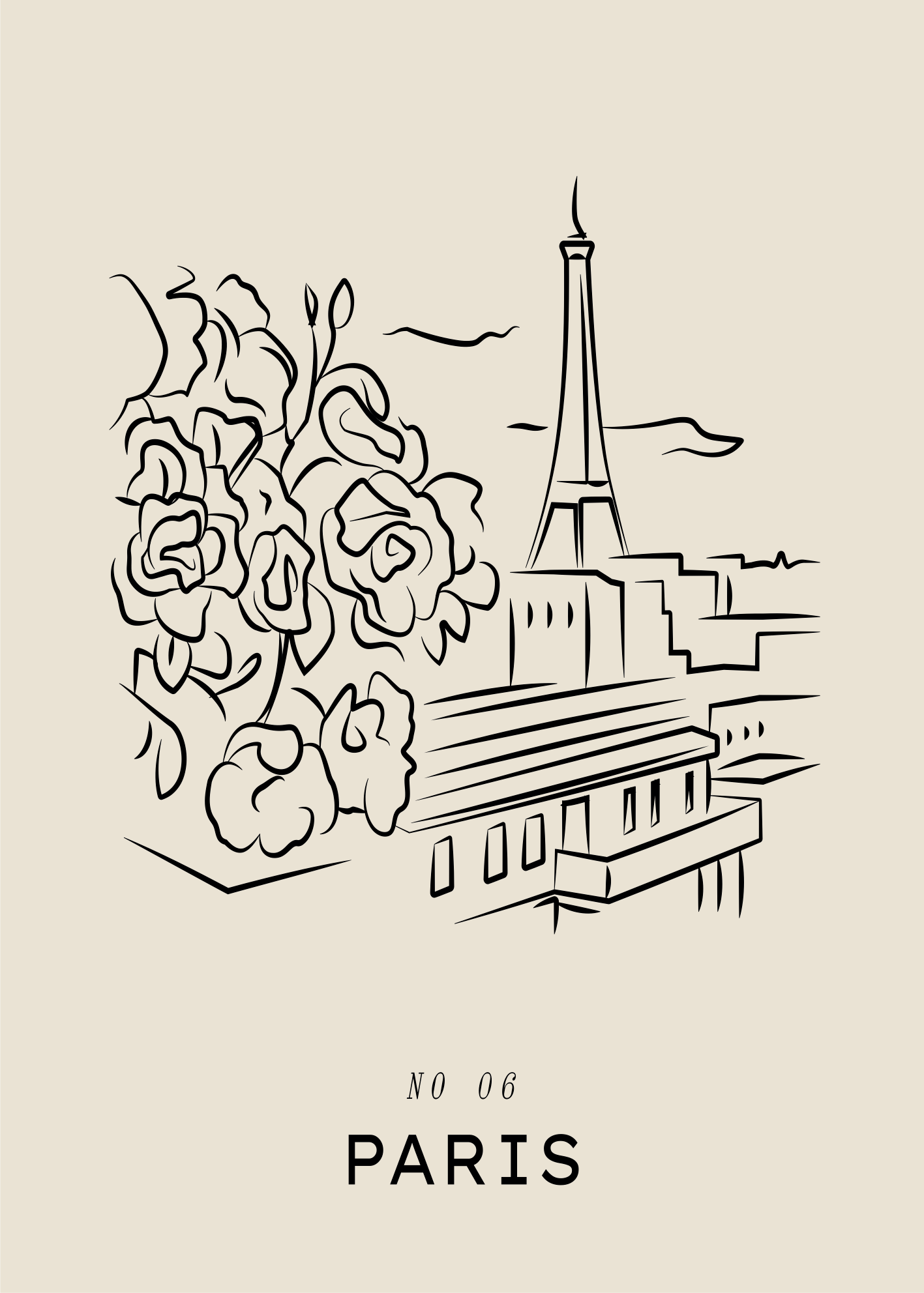 Paris No 06 – Poster Baskı