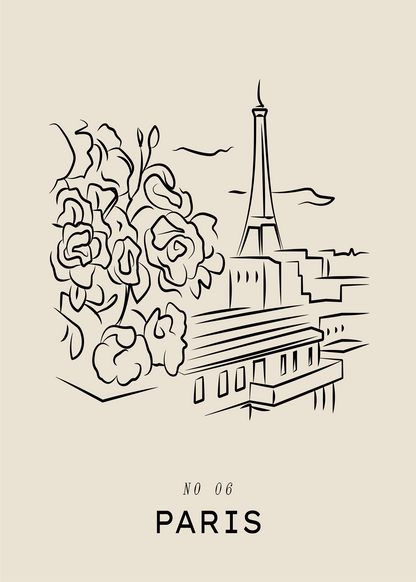Paris No 06 – Poster Baskı