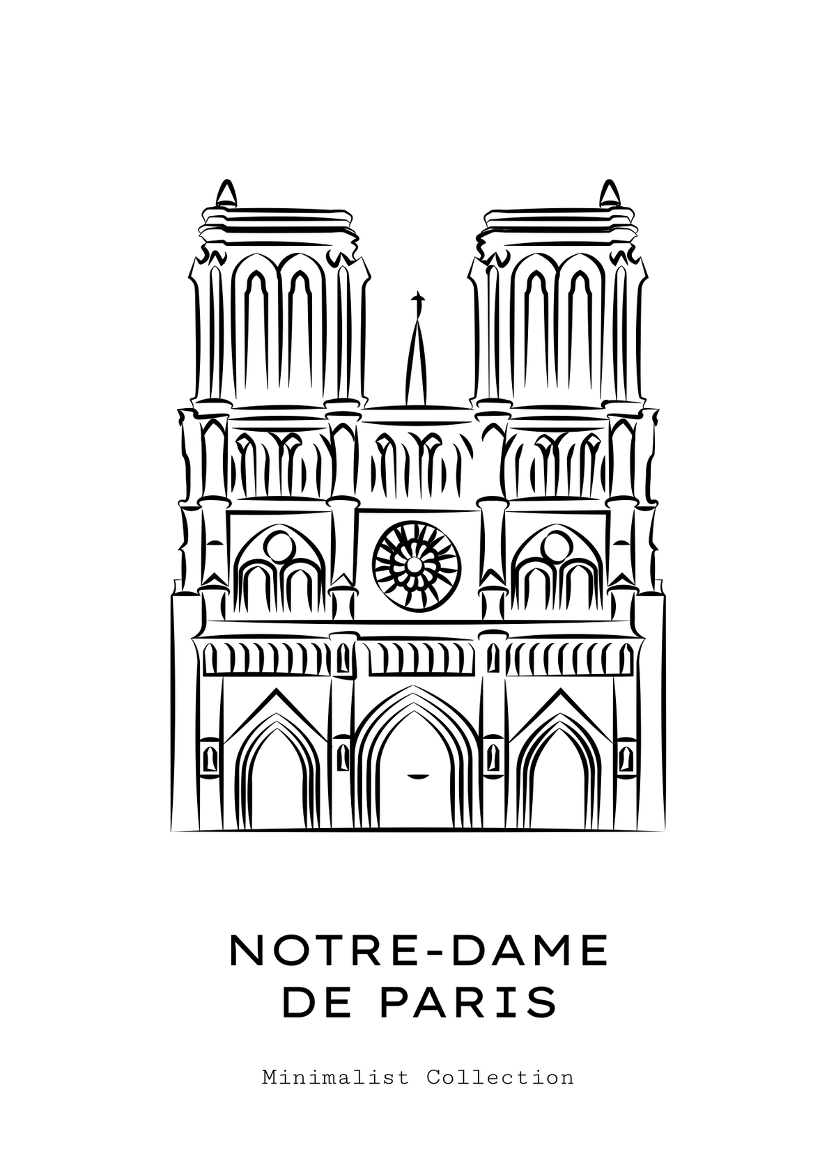 Notre-Dame de Paris – Poster Baskı