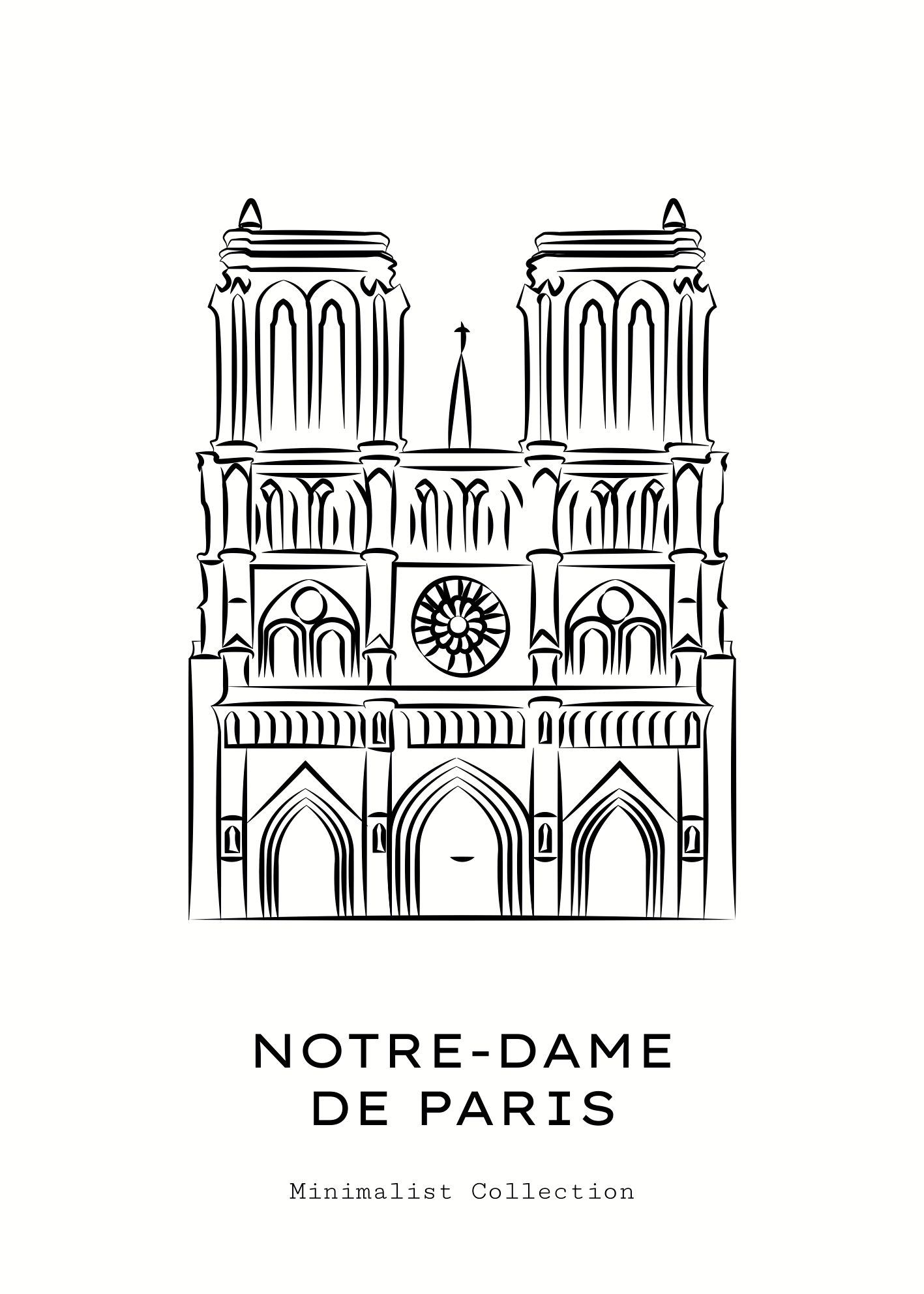 Notre-Dame de Paris – Poster Baskı