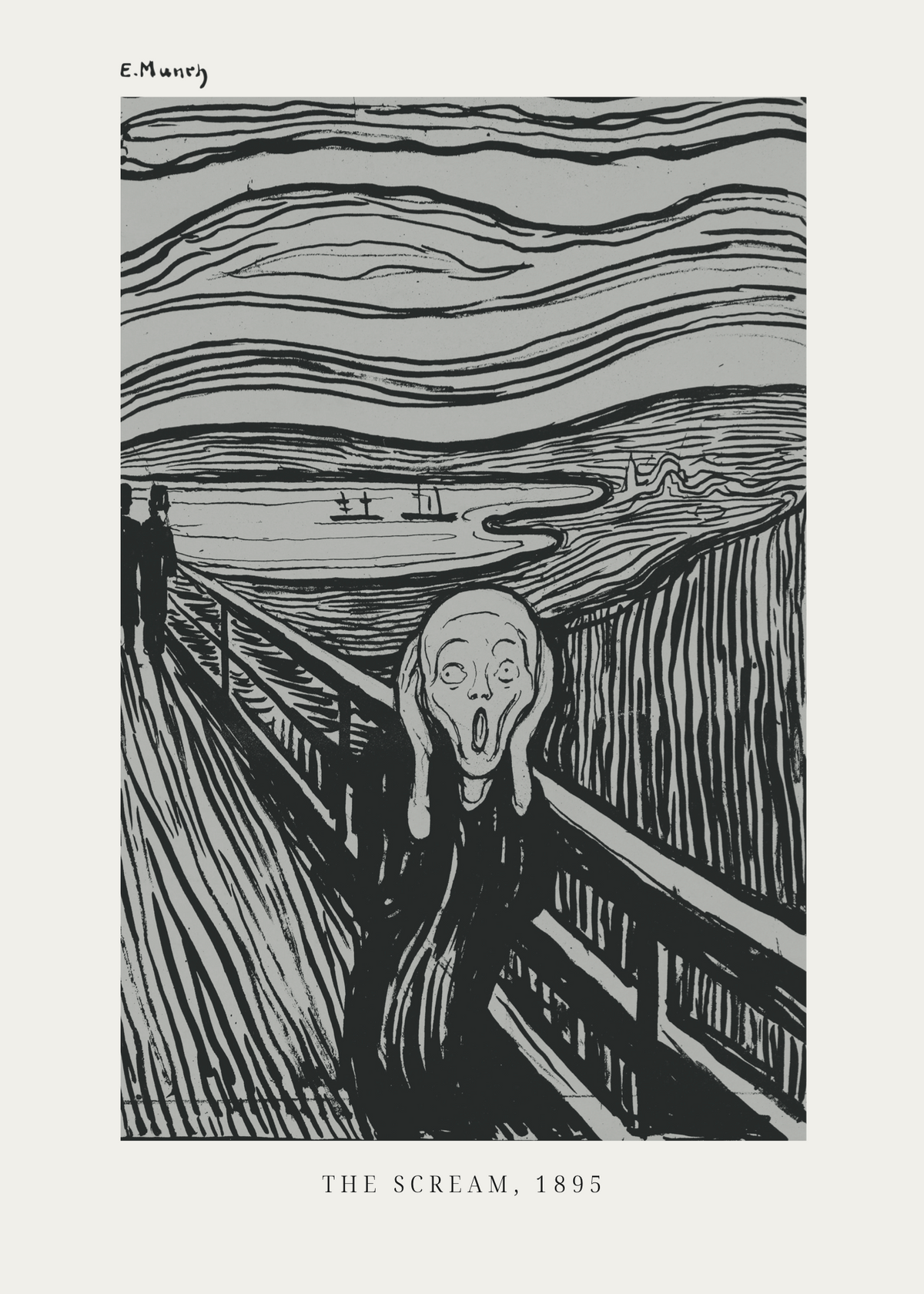 Edvard Munch – The Scream, 1895 Poster Baskı