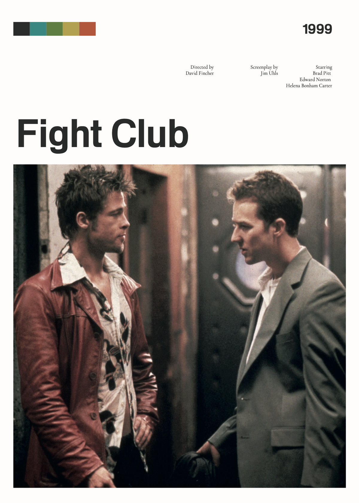 Fight Club Poster Baskı