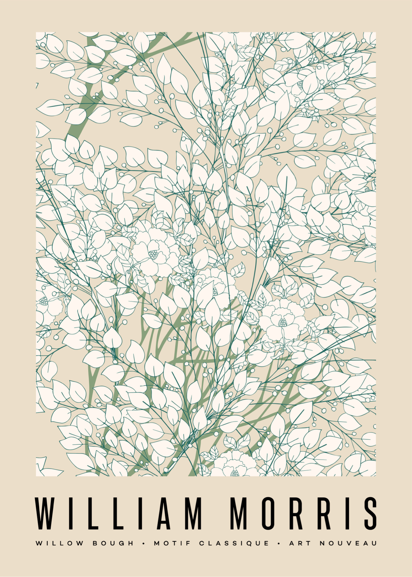 William Morris Willow Bough Poster Baskı