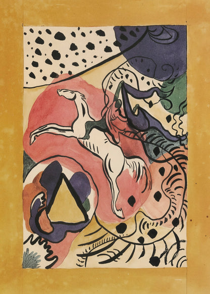 Wassily Kandinsky The Blue Rider Poster Baskı
