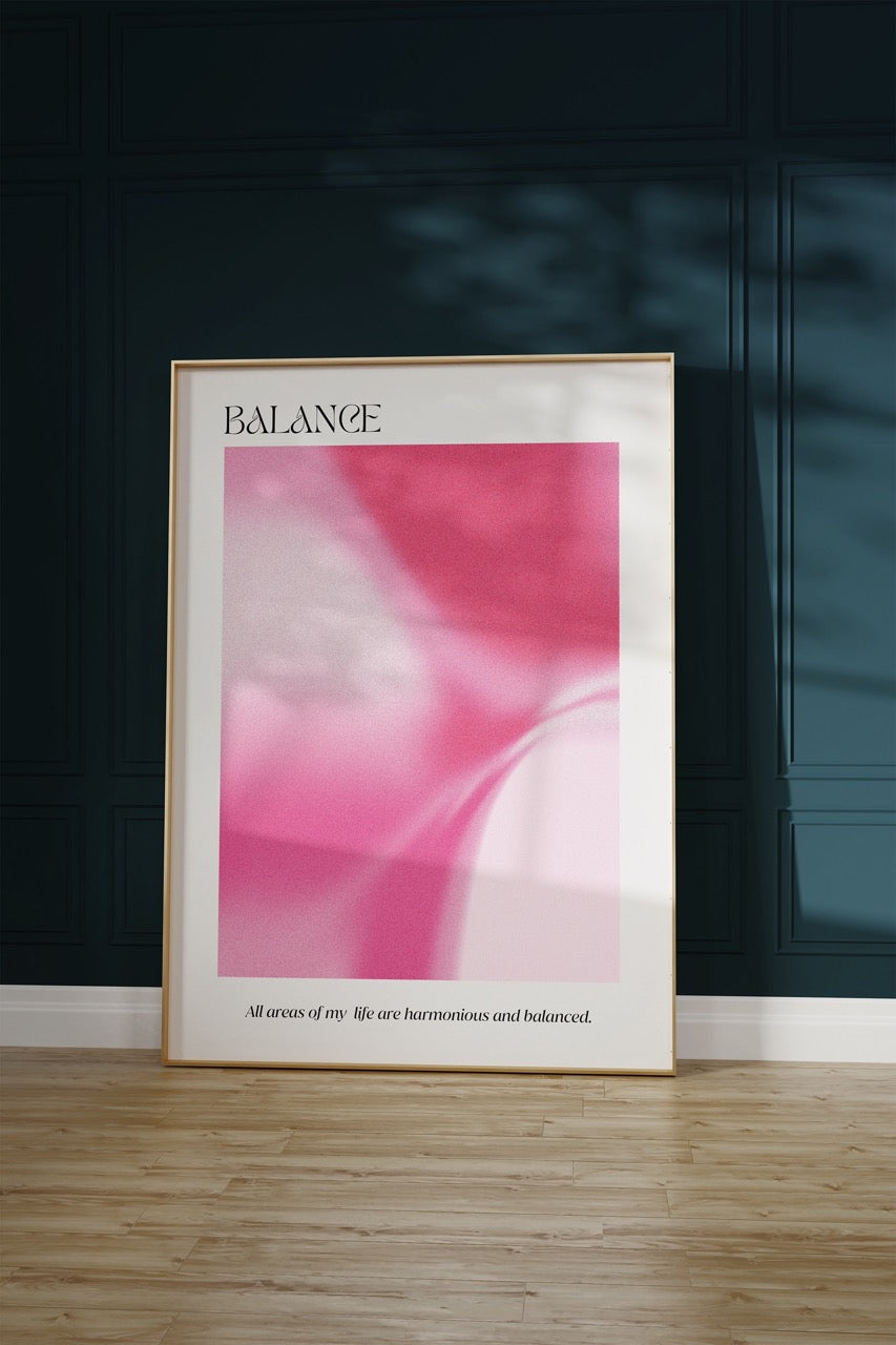 Balance Aura Çerçevesiz Poster