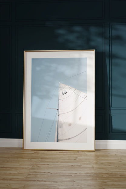 Yelken Fotoğraf Çerçevesiz Poster