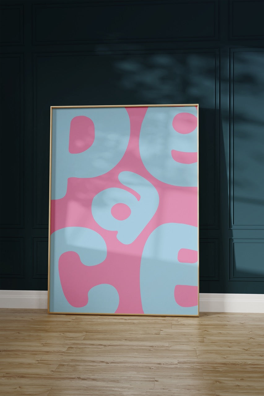 Peace Çerçevesiz Poster
