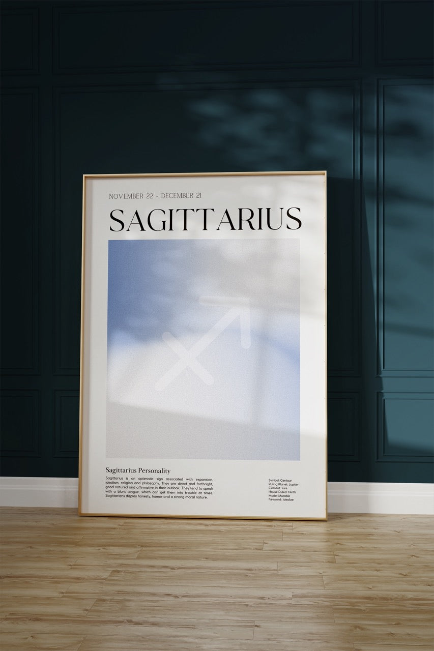 Sagittarius No.2 Astrological Sign Çerçevesiz Poster
